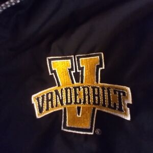 Holloway Black and White Windbreaker with Vanderbilt Emblem Size Small Athletic